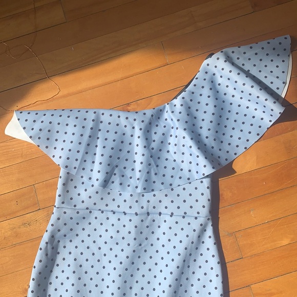 One shoulder polka dot dress - Picture 2 of 2